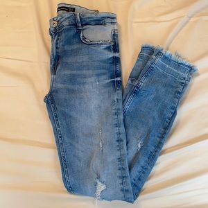 Zara Distressed Denim Jean